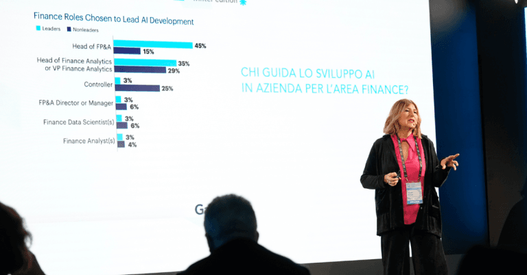 Our Managing Partner Claudia Paoletti on stage at the Richmond