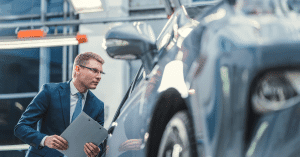 An Automotive Service Manager ensuring customer satisfaction and optimizing the performance of his department.