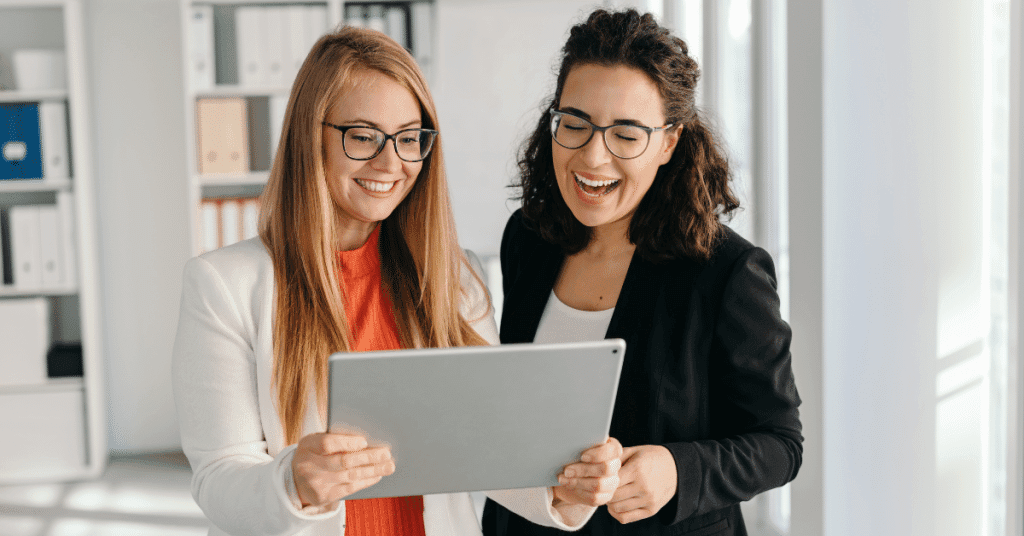 A backfilling colleague learning from the other colleague