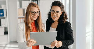 A backfilling colleague learning from the other colleague